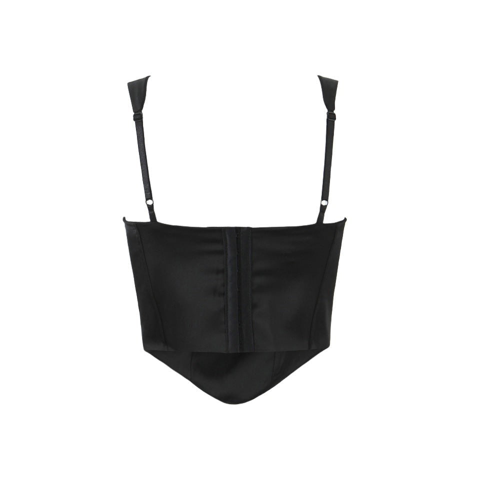 Arlisse Asymmetrical Strap Tank - Black