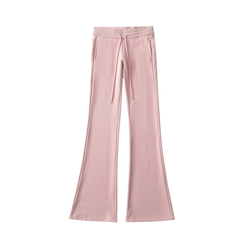 Veyra Low-Waist Flare Lounge Pants - Pink